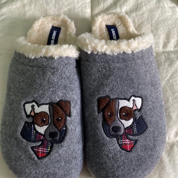 LANDS END PUPPY SCUFFS - Picture 1 of 5